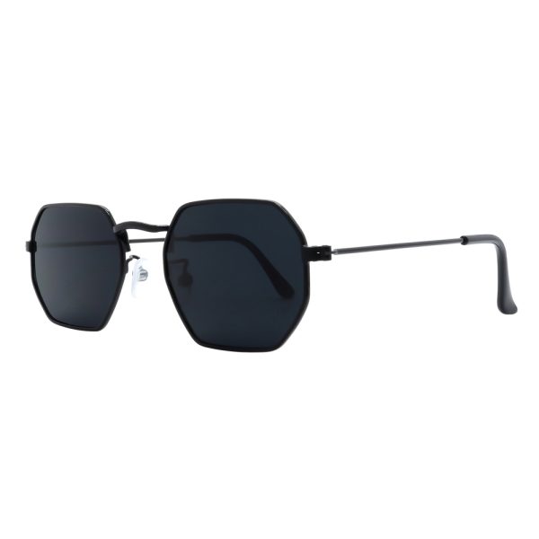 Lentes Octagonales Negras -400 UV