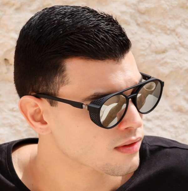 Lentes Boss Plata Espejado UV-400 - Imagen 2