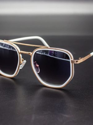 Gafas Hexagonales 2.0 Blanco UV400