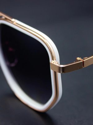 Gafas Hexagonales 2.0 Blanco UV400