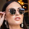 Lentes Hexagonales clasicos Rose - Gold Negro UV400 - Imagen 2
