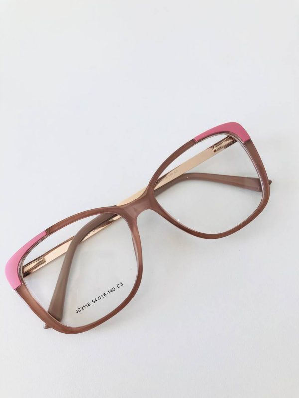 Lentes Armazones para Graduación-Rosa Claro