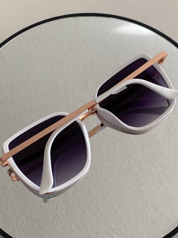 Gafas Ianka blancas degradé-400 UV - Imagen 2