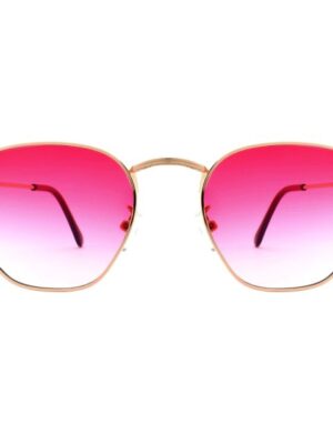 Lentes Hexagonales clasicos rosados Degrade 400UV