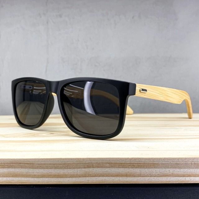 Lentes Sicilia Polarizados - Patillas en Madera-400 UV