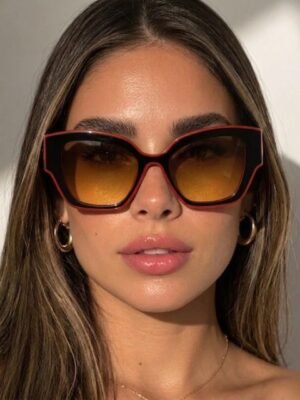 Lentes Aurora Negro y Vermelo (UV-400)